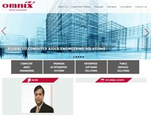 Tablet Screenshot of omnix-group.com